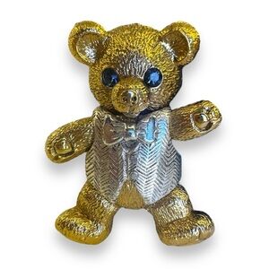Vintage Teddy Bear Brooch
